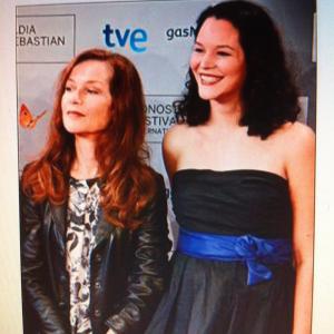 Isabelle Huppert and Joana de Verona San Sebastian Film Festival 