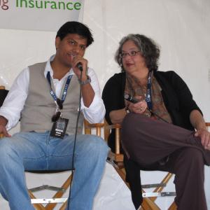 Mukesh Addressing Media at the film festival in Washington-2010.
