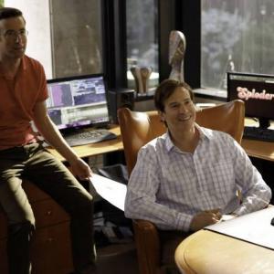 Still of Rob Huebel Mindy Kaling and Matt Oberg in The Mindy Project 2012