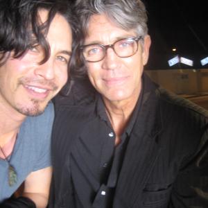 Michael Teh & Eric Roberts on location for 