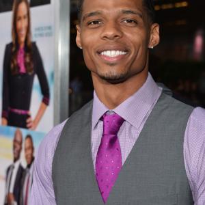Los Angeles CA Actor Brandon McKinnie attends the premiere of Fox Searchlight Pictures Baggage Claim at Regal Cinemas LA Live on 92513