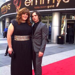 August Emerson & Melissa Buell attend the 2011 Primetime Emmy Awards.