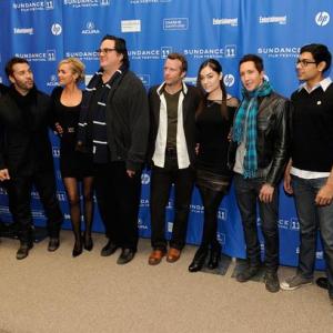 August Emerson Rob Lowe Jeremy Piven Arielle Kebbel director Mark Pellington Thomas Jane Sasha Grey Joe Reegan Abhi Snha and Ryan Harry attend the I Melt With You Premiere at the Eccles Theatre during the 2011 Sundance Film Festival