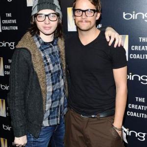 August Emerson and Matthew Carey attend The Creative Coalitions Teachers Making a Difference Luncheon Presented by Bing  Sundance 2011