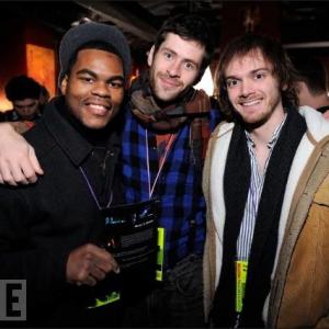 Julian Gant, Oren Goldenberg and Danny Mooney with Bilal's Stand at Sundance, 2010
