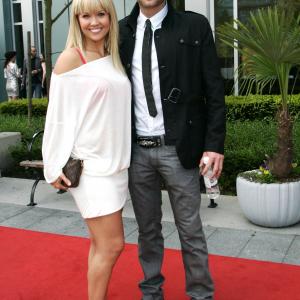 Emillie Ullerup & Kyle Cassie on 2008 Leo Awards Red Carpet.