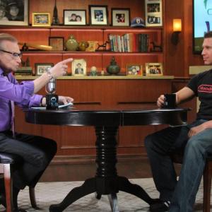 Chatting with Larry King on 