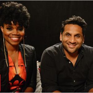Kelly Jenrette and Ravi Patel attend the FOX 2015 Summer TCA Press Tour