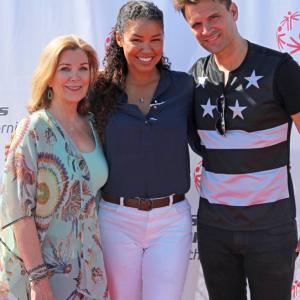 Michelle Beaulier, Raquel Bell and Kash Hovey at Pier del Sol 2015 in Santa Monica.