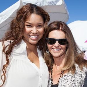 Raquel Bell and Maria Shriver at the 14th Annual Pier del Sol event in Santa Monica.