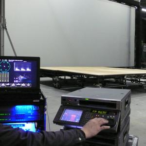 Rear Screen Compositing using DP Lights on set of 