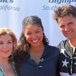 Michelle Beaulier, Raquel Bell and Kash Hovey at Pier del Sol 2015 in Santa Monica for Special Olympics.
