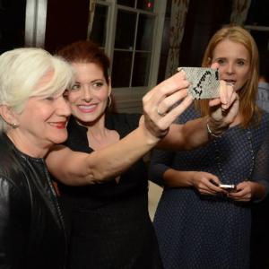 Selfies with Olympia Dukakis and Debra Messing