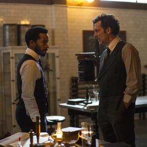 Still of Clive Owen and Andr Holland in The Knick 2014