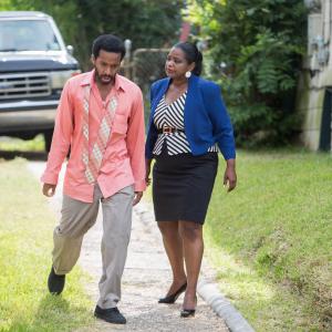 Still of Octavia Spencer and André Holland in Black or White (2014)