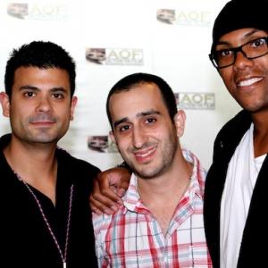 Brandon J. Lauricella, Peter Banifaz and LyVell Gipson at event Brando and Rude Boy