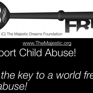 Aimee's Nonprofit, The Majestic Dreams Foundation presenting its Key2Free Campaign, the movement to end abuse.