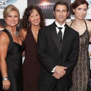 From left, A.P. Denise Hawkins, Actress Darla Grese, Producer Ethan Marten, Actresses Silvia Baldassini.