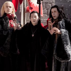 Still of Ken Jeong Mike Mayhall and Bradley Dodds in Vampyrai uzkniso juodai 2010