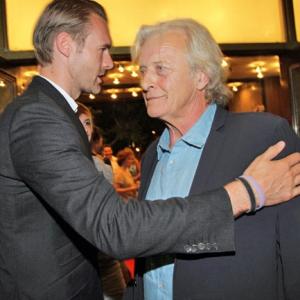 Adam Lannon with Rutger Hauer at the Real Playing Game premiere Cinema S Jorge Lisboa