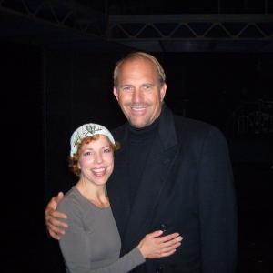 Kevin Costner and I after Jersey Boys show