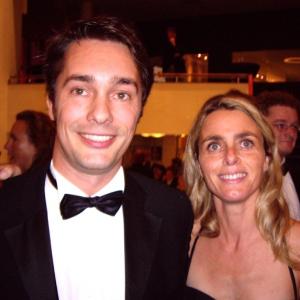 JanWillem van Ewijk and Brigitte Baladi at the 2006 Dutch Film Festival Golden Calf Awards Ceremony