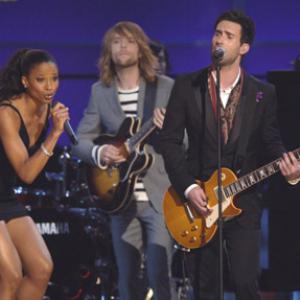Maroon 5 and Ciara at event of The 48th Annual Grammy Awards 2006