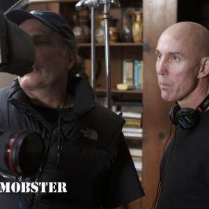 Director Brian Eric Johnson on the set of Mobster