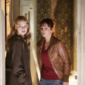 Still of Lucy Gaskell and Carey Mulligan in the Doctor Who episode Blink