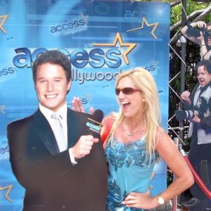 My quick interview with Billy Bushha ha!! Universal Studios Hollywood Aug10
