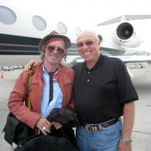 Keith Richards left and Bill Carter right
