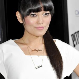 Hana Mae Lee attends premiere of Pitch Perfect event