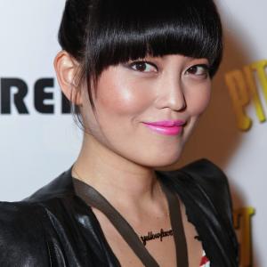 Hana Mae Lee attends Pitch Perfect event