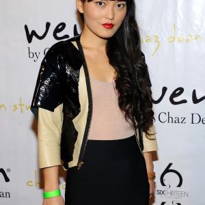 Hana Mae Lee attends the Chaz Dean Studio Holiday event