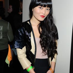 New York Post Page 6, December 19, 2011 Hana Mae Lee attends the Chaz Dean Studio Holiday event.