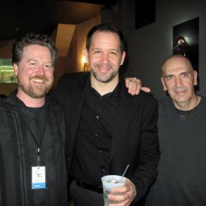 Nathan Kensinger, Dan Eberle, and Marco Ursino at the closing night premiere of Cut to Black (2013)at the 16th Annual Brooklyn Film Festival