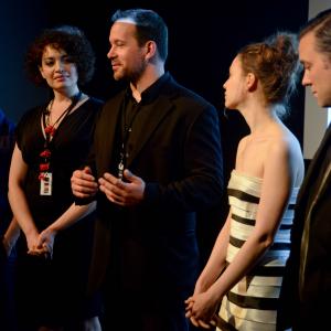 Beau Allulli, Danielle Primiceri, Dan Eberle, Jillaine Gill, Joe Stipek at the 'Cut to Black' premiere on closing night of the 2013 Brooklyn Film Festival.