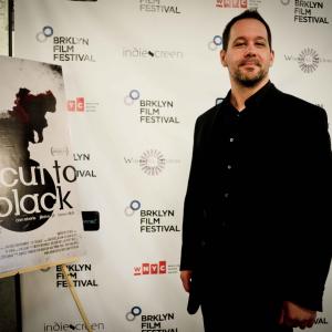 Dan Eberle at the Cut to Black premiere on closing night of the 16th Annual Brooklyn Film Festival