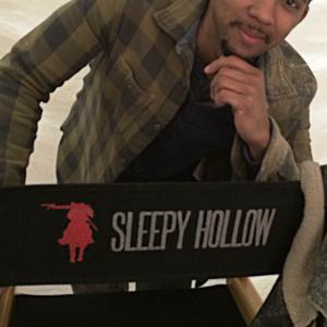 Chris Greene on the set of FOXs Sleepy Hollow