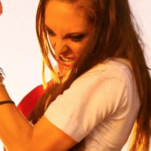 Stephanie Edmonds in Catholic Schoolgirl Chainsaw Showdown 2012