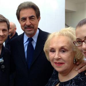 With Joe Mantegna Doris Roberts and friend Silvia Baldassini at the Italian Cultural Institute in LA