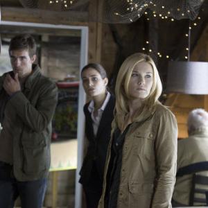 Still of Kathleen Munroe Lucas Bryant and Emily Rose in Haven 2010