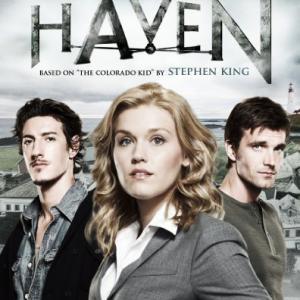 Eric Balfour Lucas Bryant and Emily Rose in Haven 2010