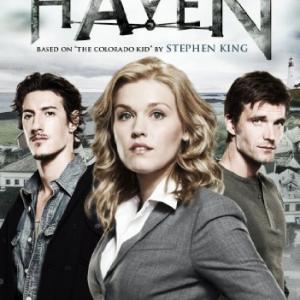 Eric Balfour Lucas Bryant and Emily Rose in Haven 2010