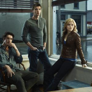Still of Eric Balfour Lucas Bryant and Emily Rose in Haven 2010