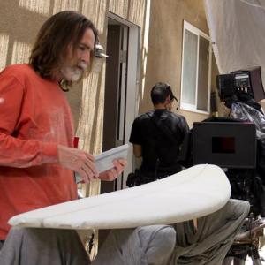 shaping that board on the set of 