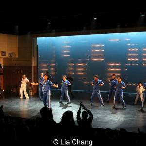 Emmanuel Brown - Opening Night Curtain Call for KUNG FU at Signature Theatre.