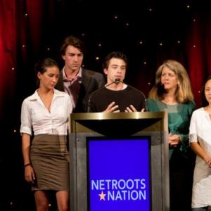 Matthew Smith opening the keynote ceremony at Netroots Nation 2010