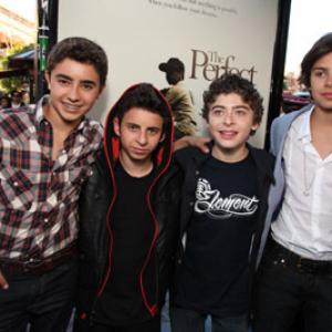 Jansen Panettiere Jake T Austin Moises Arias and Ryan Ochoa at event of The Perfect Game 2009