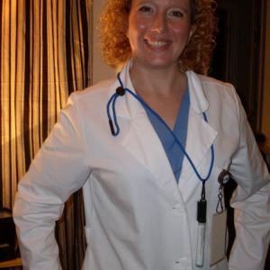 Sarah Pesto as Dr Kathleen McCallister from the webseries La Fleur De Mai which will premier in the fall of 2012